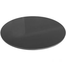 Panneau Composite Aluminium Couleur 3 mm Rond. Plaque alu ronde - Gris - Diamètre 300 mm