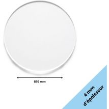 Rond Verre Acrylique Transparent. Rond en Verre Acrylique. Plaque Ronde Acrylique Transparente. Disque Plastique Acrylique. Cercle Acrylique