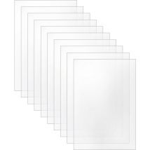 Verre acrylique pour cadre 1,5 mm. Feuille de verre synthétique. Plaque synthétique vitre de remplacement. Verre acrylique transparent - Lot de 10
