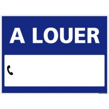 Panneau a Louer. Bleu . - Bleu