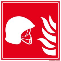 Panneau Équipement Incendie. Lutte Incendie. Signalisation Sécurité Incendie. - Aluminium 2 mm - 350 x 350 mm