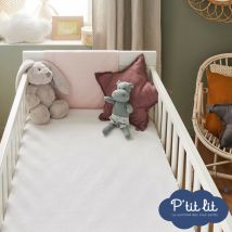 Protège Matelas Bébé Cododo Alèse Imperméable et Anti Acariens - Bouclette 100% coton - Absorbant et Silencieux - Oeko Tex - P'tit Lit