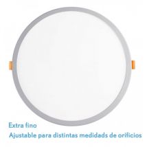 Downlight 20w 5500k Blanc Lejania 1x23x23 Cm 1900lm Encastré Réglable Coupe 5-21d