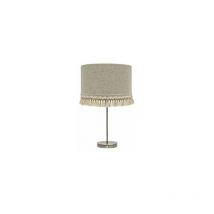 Fabrilamp - Lampe De Table Alto Vera 1xe27 Cuir/beige 62x30x30 Cm