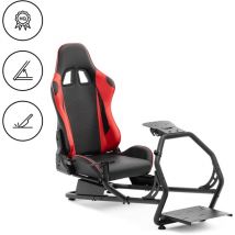 MSW - Racing Gaming Chair - steel frame - adjustable Sim racing seat Race gaming chair