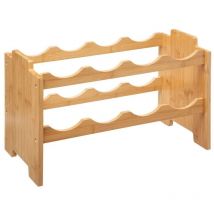 Rack 8 bouteilles empilable bambou