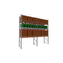 Élément suivant : Rack à palettes 3 niveaux - 4500x3300x1100mm - Utilisable uniquement avec un module de départ - RAYOPAL/3N/4533/S
