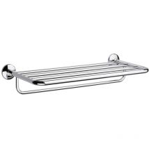Porte-serviettes Hotellerie en laiton chromé L.67 cm - Inda