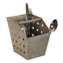 Range couverts cuisine en zinc