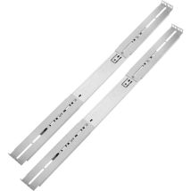 Rackmatic - Rails latéraux télescopiques extensibles de 500 mm pour les baies ipc de 19', couleur argent