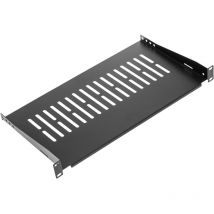 RackMatic - Vassoio Mensola per armadio rack 19" con fissaggio frontale 1U profondità di 255 mm