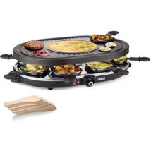 Princess - maquina raclette 8 personas 1200w + grill - 162700-01-001