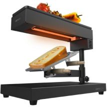 Appareil à raclette with grill 600W et grill supérieur.