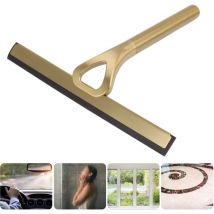 Raclette de douche en acier inoxydable pour portes en verre, vitres de voiture, salle de bain, miroir de cuisine