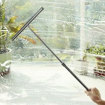 Raclette de douche télescopique avec lame en silicone pour salle de bain, cuisine, voiture