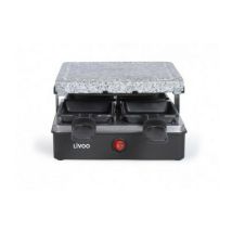 Livoo - Raclette maschine 4 personen 600w + grillstein doc242