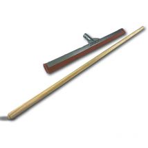 Raclot balai raclette extracteur d'eau pour sol - Quantité x 1 - 75 cm rouge - Avec manche