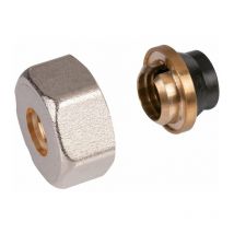 Raccord cuivre droit - Femelle Pas RBM diamètre 14 mm - Tube cuivre recuit et écroui RBM