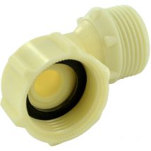 Quick Plomberie - Conector codo macho - hembra 3/4 (3/4)