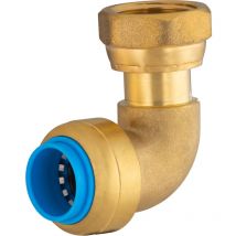 Conector automático universal cotovelo Tout Push 16 Hembra giratoria (1/2)