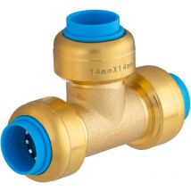 Conector automático universal en t Tout Push 14