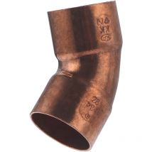 Quick Plomberie - Conexión de cobre para soldar, codo de 45° Ø28