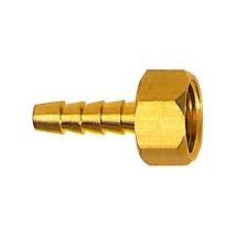 Riegler - Racor de tubo flexible con rosca hembra femenino, empalme : g 1/8 pulgadas, para tubo flexible lw 6 mm, oc 12 mm, Largo : 35 mm