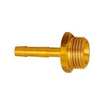 Riegler - Racor de tubo flexible con rosca hembra masculino, empalme : g 3/8 pulgadas, para tubo flexible lw 6 mm, oc 19 mm, Largo : 48,5 mm