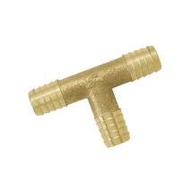 Racor en t cilíndrico estriado para tubo Ø20 Boutté