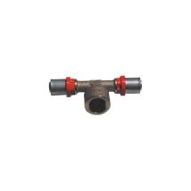 Racor en t hembra para multicapa 1 x 63
