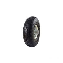 Ferrestock - FSKRPM001 Rueda neumática para repuesto de carro-portamangueras, con eje desplazado de 16mm y llanta metálica de 125mm, ancho 79mm y