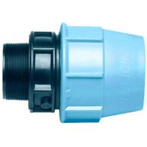 ADG - Raccord à Compression Mâle Pn16 Pour Tuyau Pe D40x1''