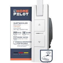 Avvolgitore Rollotron Pure Dect, Elettrico, Gestione Comoda Tapparelle. Accessorio Smart Home, Installazione Successiva Capacità Trazione: 45 Kg. - 