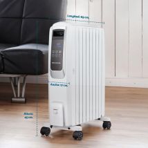 Grunkel - radiador aceite RAC-10 piros digital 2500W
