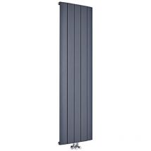 Aurora - Radiador de Diseño Vertical 1600mm x 470mm x 46mm en Antracita - Hudson Reed