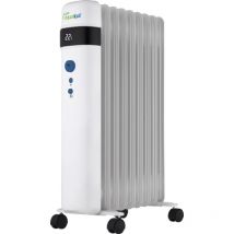 Bastilipo - Radiador Ecológico 0,82kWh 9 elementos Control Remoto WiFi y Pantalla Digital R-ECOFLUID-9