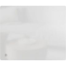 Bestherm - Radiador eléctrico fijo de inercia seca con cerámica y fachada de vidrio 1000 W iris horizontal blanco