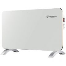Sannover - Radiador Eléctrico Móvil de Vidrio Sorimo 1000 w Blanco