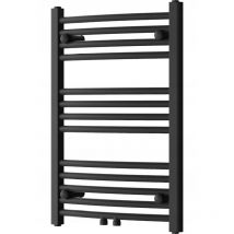 Desconocido - Radiador secatoallas eléctrico 286W 70x50x5,2cm, Negro