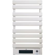 Toallero Eléctrico 1500W en aluminio blanco con display led