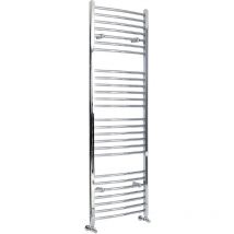 Kent - Radiador Toallero Curvo Moderno 1800mm x 500mm Cromado - Hudson Reed