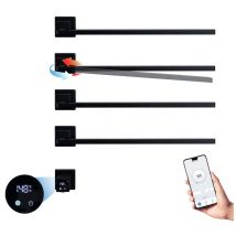 Esip - Radiador Toallero Eléctrico 75W Bajo Consumo Toallero Eléctrico, Inteligente WiFi de Temperatura Constante Toallero Calentado para Baño,