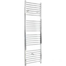 Hudson Reed - Radiador Toallero Eléctrico Vertical Ischia Diseño Moderno - Radiador Toallero en Escalera - Acero Inoxidable Cromado - 800W - 1800 x