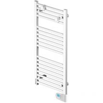 Noirot - Radiador toallero - flo bain ii - fluido - 500W - 50x102,2x12,2 cm - programable - 2 ganchos incluidos - blanco