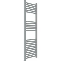 Ercos - Radiador toallero hidráulico modelo 150 x 50 cm en color gris titanio Opera ASOPEF034505001500 H1500 L500 Z450