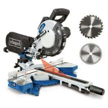 Scheppach - 230V 8' sliding mitre saw wood 2000W ø 216MM HM216