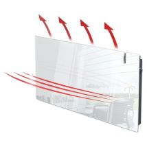 Radialight - aetherea Radiateur électriques Dual-Therm en verre 1500W Blanc