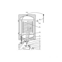 Evenes - Radiateur 1000W/230V convient pour ballon evenes OGBS50SM jusqu'a 100 litre