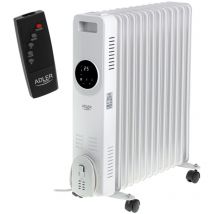 Adler - Chauffage électrique à huile avec télécommande camry cr 7826 13 ailettes noir