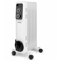 Orbegozo Rs 1500 Indoor Black, White Radiateur Électrique À Huile 1500 W De